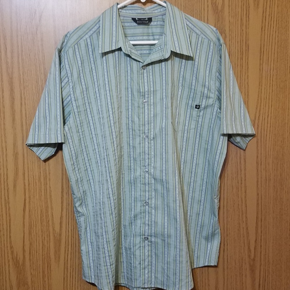 Men's Marmot Button Down Short Sleeve Shirt